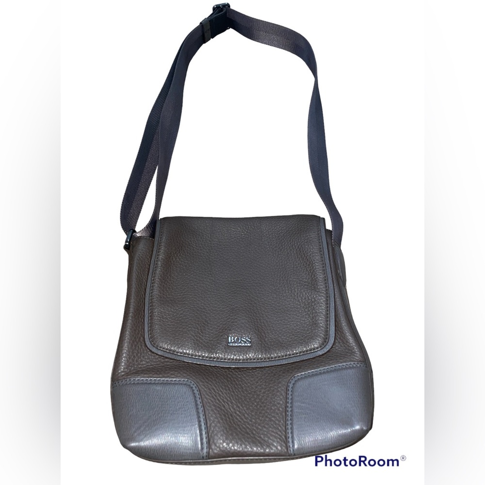 Hugo Boss Unisex Brown Messenger Bag